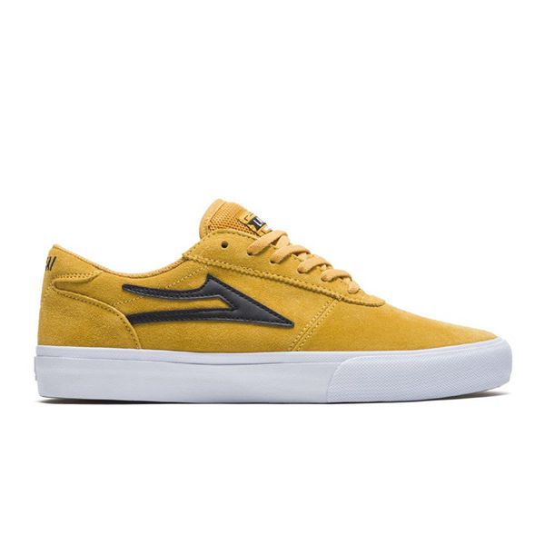 LaKai Manchester Yellow/Black Skate Shoes Mens | Australia PS6-7282